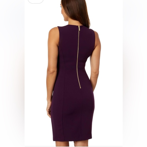 NWOT Calvin Klein Scuba Dress size 12 - Picture 2 of 11